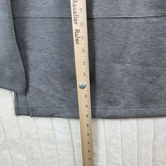 Spanx Women's Sweatshirt Gray Turtleneck tunic soft modal modest Size M - Picture 8 of 11
